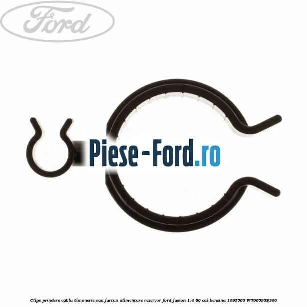 Clips prindere cablu timonerie sau furtun alimentare rezervor Ford Fusion 1.4 80 cai benzina