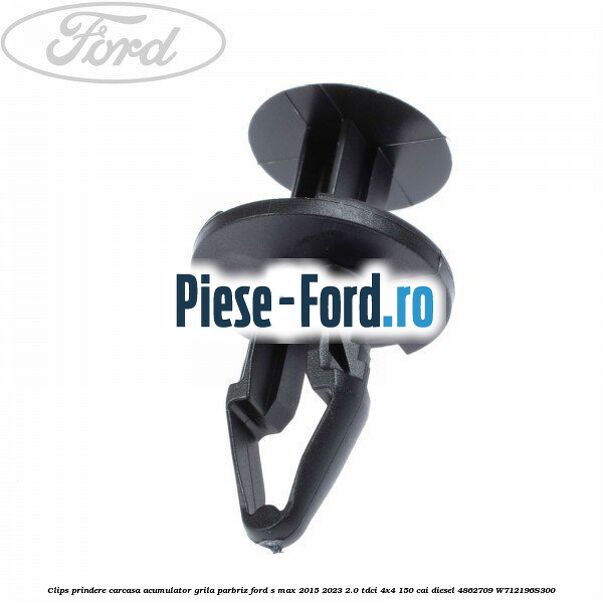 Clips prindere carcasa acumulator, grila parbriz Ford S-Max 2015-2023 2.0 TDCi 4x4 150 cai diesel #1A050A91B9