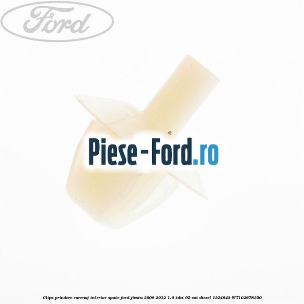 Clips prindere carenaj interior spate Ford Fiesta 2008-2012 1.6 TDCi 95 cai diesel