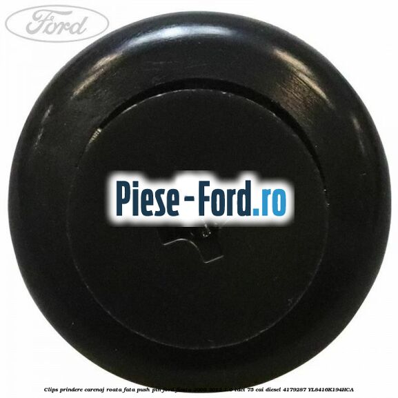 Clips prindere carenaj roata fata push pin Ford Fiesta 2008-2012 1.6 TDCi 75 cai diesel #1824A7E21B