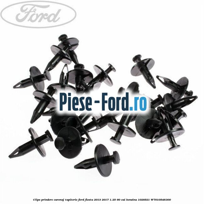 Clips prindere carenaj, tapiterie Ford Fiesta 2013-2017 1.25 60 cai benzina #445E59DC62