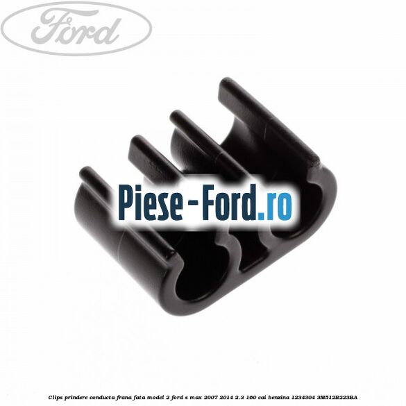 Clips prindere conducta frana fata model 2 Ford S-Max 2007-2014 2.3 160 cai benzina