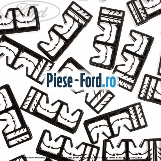 Clips prindere conducta frana fata model 3 Ford Focus 2008-2011 1.6 TDCi 90 cai diesel #F81039E1C8