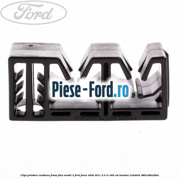 Clips prindere conducta frana fata model 2 Ford Focus 2008-2011 2.5 RS 305 cai benzina