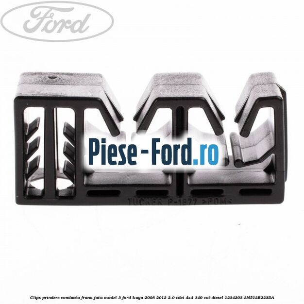 Clips prindere conducta frana fata model 3 Ford Kuga 2008-2012 2.0 TDCI 4x4 140 cai diesel