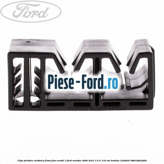 Clips prindere conducta frana fata model 2 Ford Mondeo 2008-2014 1.6 Ti 110 cai benzina