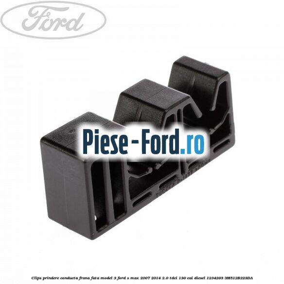 Clips prindere conducta frana fata model 3 Ford S-Max 2007-2014 2.0 TDCi 130 cai diesel #F166395920