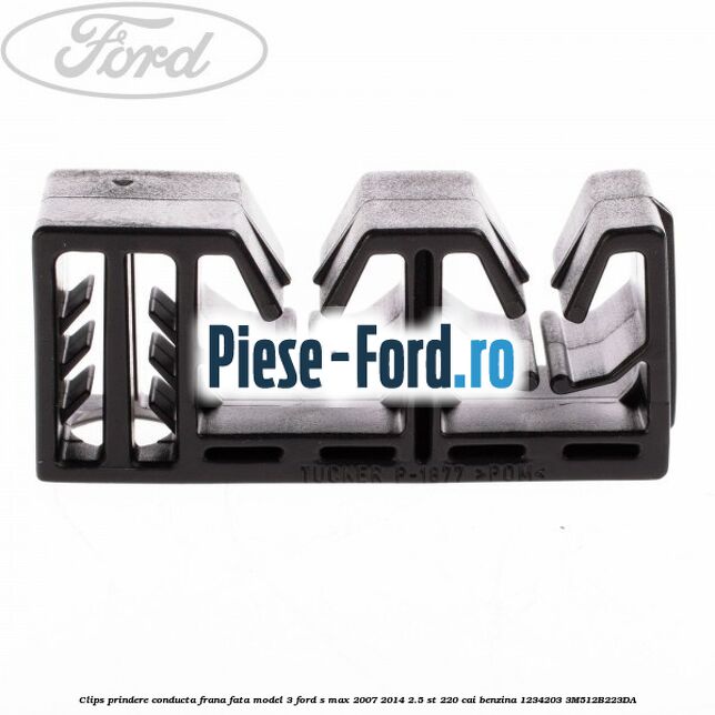 Clips prindere conducta frana fata model 2 Ford S-Max 2007-2014 2.5 ST 220 cai benzina