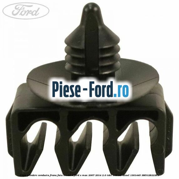 Clips prindere conducta frana fata model 4 Ford S-Max 2007-2014 2.0 TDCi 163 cai diesel