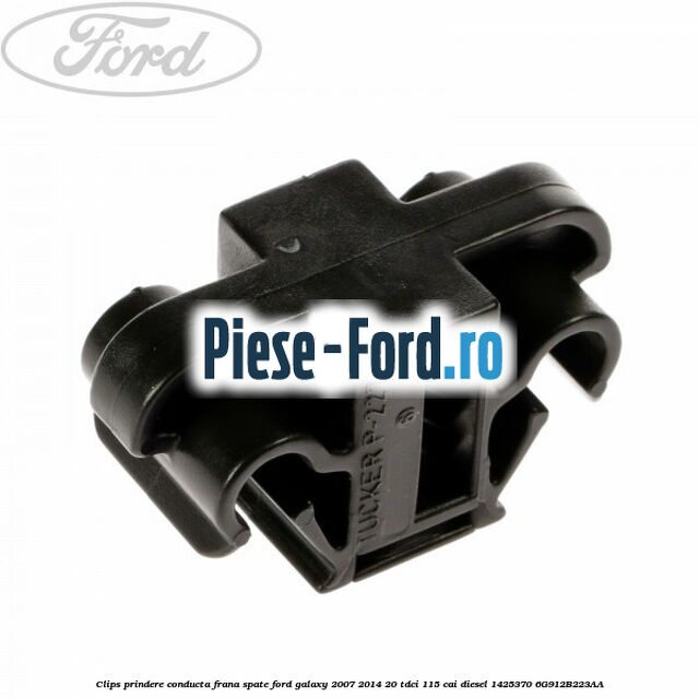 Clips prindere conducta frana spate Ford Galaxy 2007-2014 2.0 TDCi 115 cai #BDF2582799