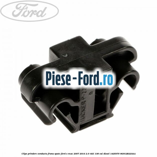 Clips prindere conducta frana fata model 4 Ford S-Max 2007-2014 2.0 TDCi 136 cai diesel