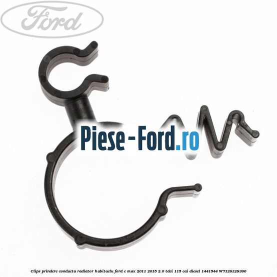 Clips prindere conducta radiator habitaclu Ford C-Max 2011-2015 2.0 TDCi 115 cai diesel