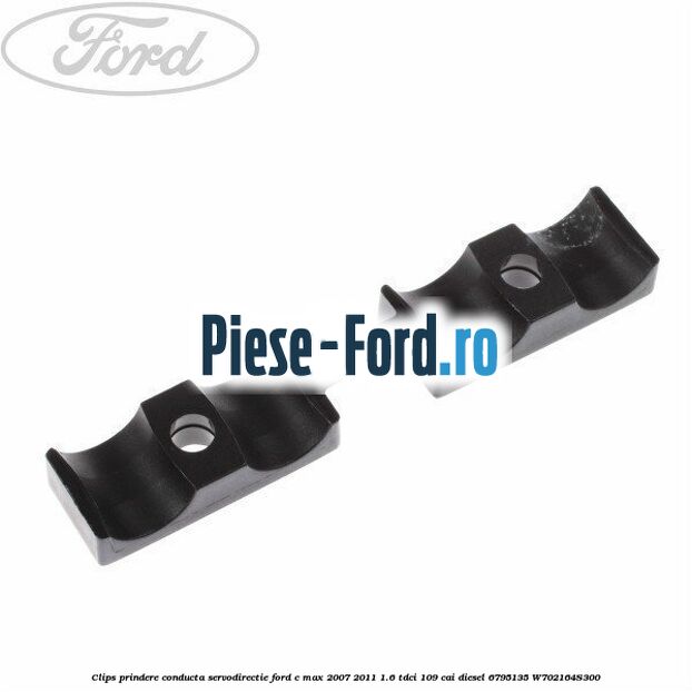 Clips prindere conducta frana fata model 5 sau conducta combustibil Ford C-Max 2007-2011 1.6 TDCi 109 cai diesel