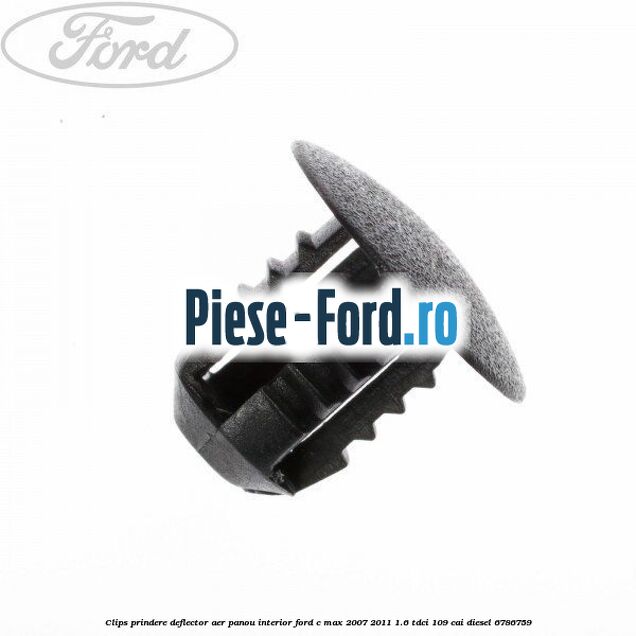 Clips prindere deflector aer, panou interior Ford C-Max 2007-2011 1.6 TDCi 109 cai diesel