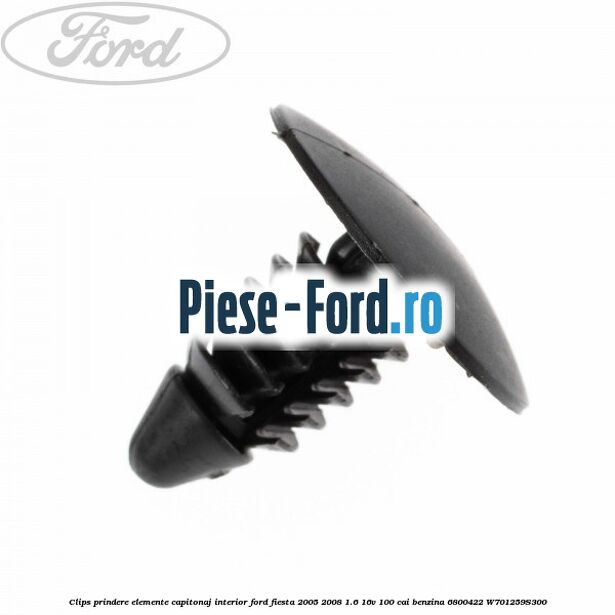 Clips prindere consola centrala Ford Fiesta 2005-2008 1.6 16V 100 cai benzina