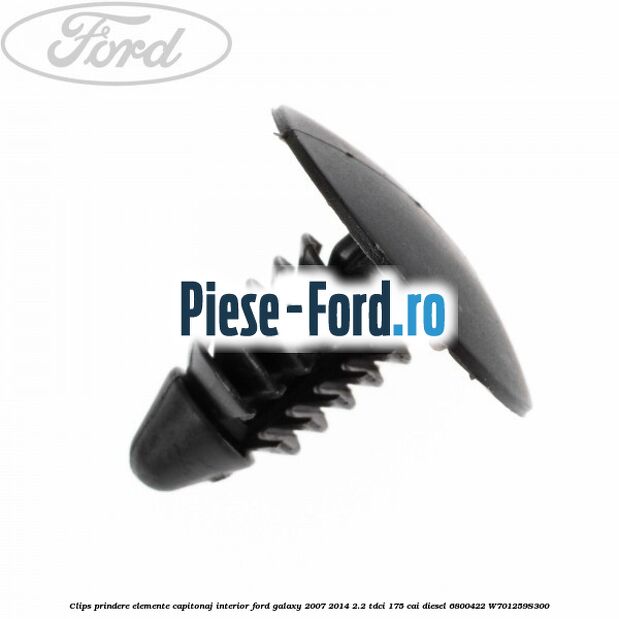 Clips prindere elemente capitonaj interior Ford Galaxy 2007-2014 2.2 TDCi 175 cai diesel