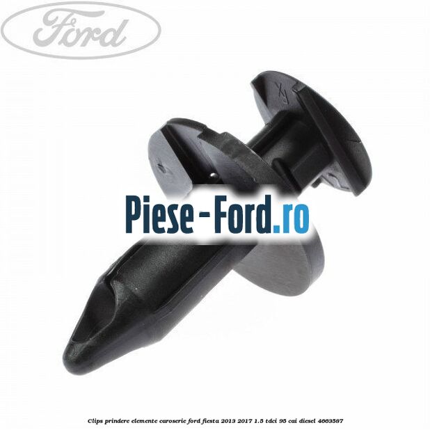 Clips prindere elemente caroserie Ford Fiesta 2013-2017 1.5 TDCi 95 cai diesel