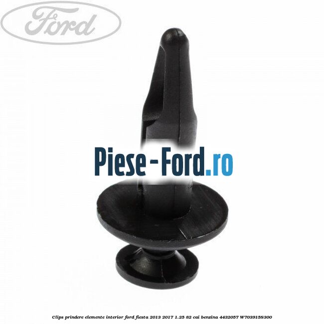 Clips prindere elemente caroserie Ford Fiesta 2013-2017 1.25 82 cai benzina
