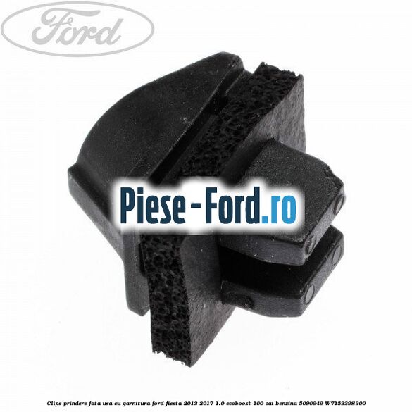Clips prindere fata usa cu garnitura Ford Fiesta 2013-2017 1.0 EcoBoost 100 cai benzina