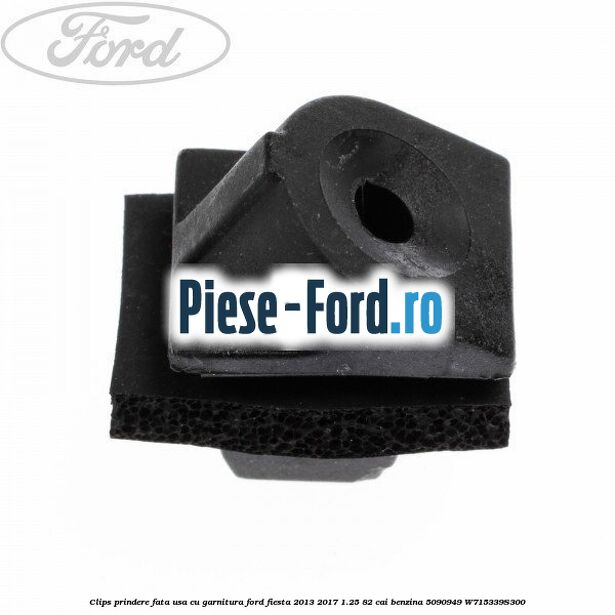 Clips prindere fata usa cu garnitura Ford Fiesta 2013-2017 1.25 82 cai benzina