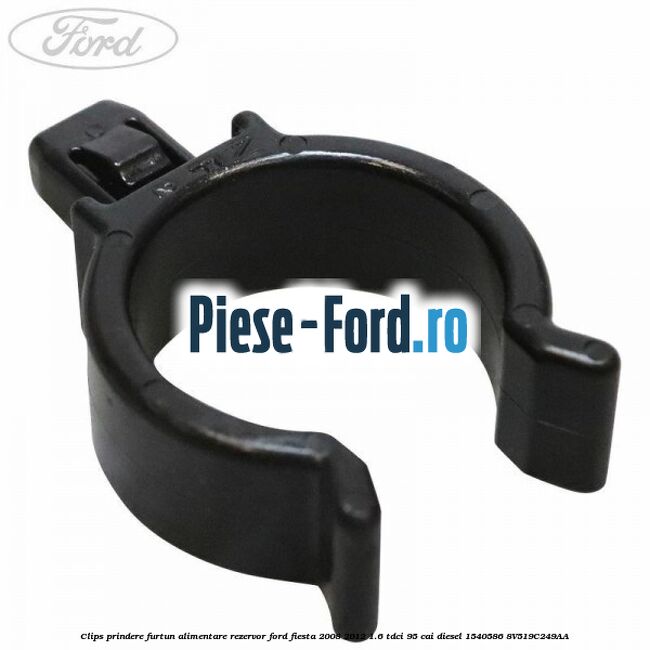 Clips prindere fata usa, carenaj, prag plastic Ford Fiesta 2008-2012 1.6 TDCi 95 cai diesel
