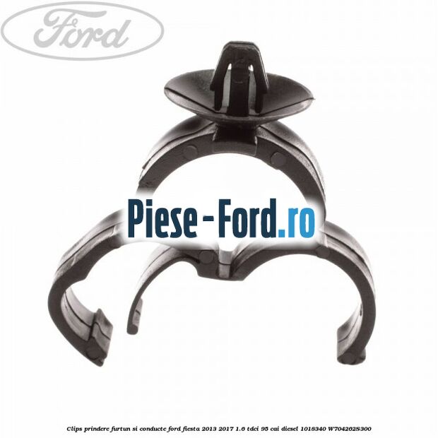 Clips prindere furtun si conducte Ford Fiesta 2013-2017 1.6 TDCi 95 cai diesel