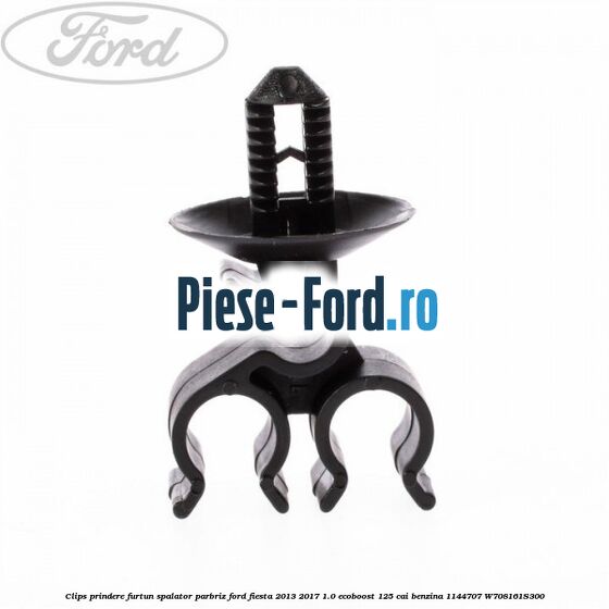 Clips prindere furtun spalator parbriz Ford Fiesta 2013-2017 1.0 EcoBoost 125 cai benzina