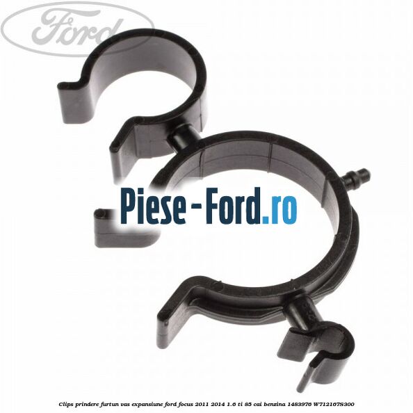 Clips prindere furtun radiator apa dreapta Ford Focus 2011-2014 1.6 Ti 85 cai benzina