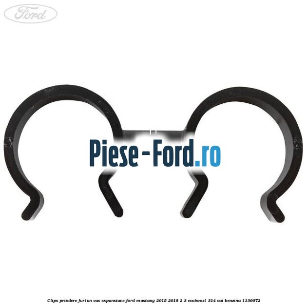 Clips prindere furtun vas expansiune Ford Mustang 2015-2018 2.3 EcoBoost 314 cai benzina #70B12FEC5F