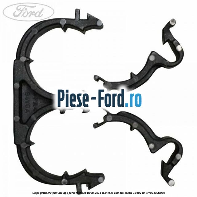 Clips prindere furtune apa Ford Mondeo 2008-2014 2.0 TDCi 130 cai diesel #54FB7C96D9