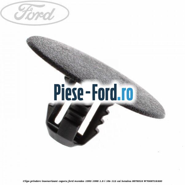 Clips prindere insonorizant capota Ford Mondeo 1993-1996 1.8 i 16V 112 cai benzina