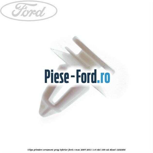Clips prindere ornament prag inferior Ford C-Max 2007-2011 1.6 TDCi 109 cai