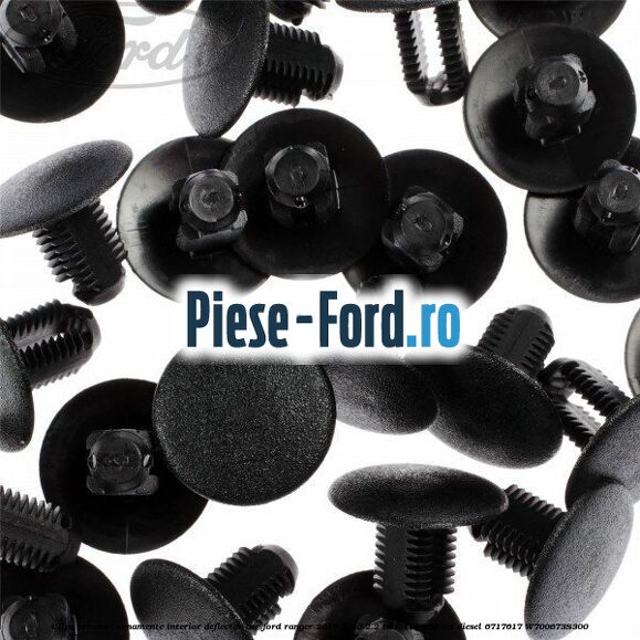 Clips prindere ornamente interior, deflector aer Ford Ranger 2016-2020 2.2 TDCi 4x4 160 cai diesel #4FC4A8B6F2