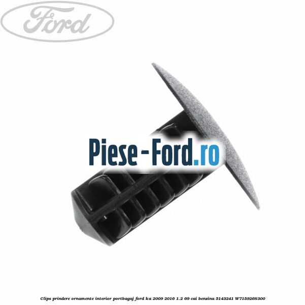Clips prindere ornamente interior portbagaj Ford Ka 2009-2016 1.2 69 cai benzina