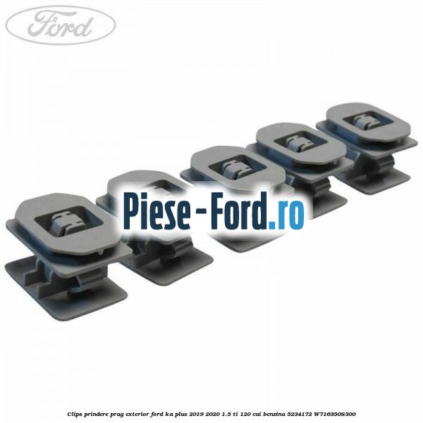 Clips prindere prag exterior Ford Ka plus 2019-2020 1.5 Ti 120 cai benzina #45938E1D4A