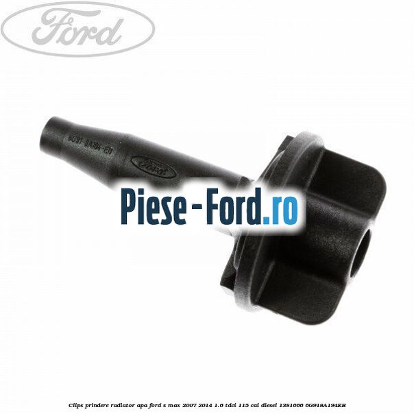 Clips prindere radiator apa Ford S-Max 2007-2014 1.6 TDCi 115 cai diesel