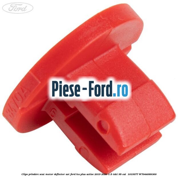 Clips prindere scut motor, deflector aer Ford Ka plus Active 2019-2020 1.5 TDCI 95 cai  #B8880D3D79