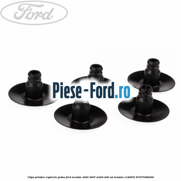 Clips prindere tapiterie plafon gri inchis Ford Mondeo 2000-2007 ST220 226 cai benzina