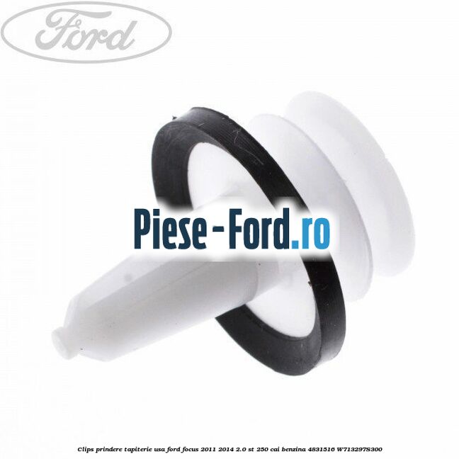 Clips prindere tapiterie plafon gri inchis Ford Focus 2011-2014 2.0 ST 250 cai benzina