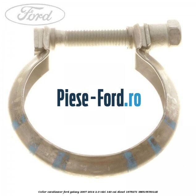 Clips prindere senzor presiune DPF push pin Ford Galaxy 2007-2014 2.0 TDCi 140 cai diesel