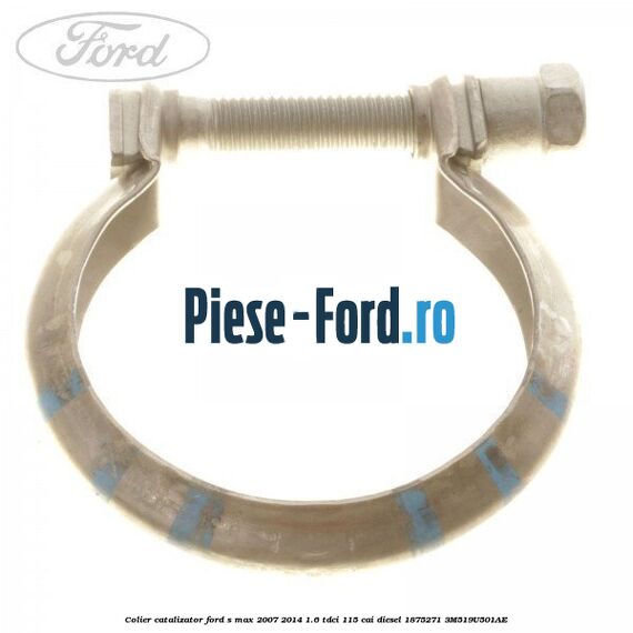 Clips prindere senzor presiune DPF push pin Ford S-Max 2007-2014 1.6 TDCi 115 cai diesel