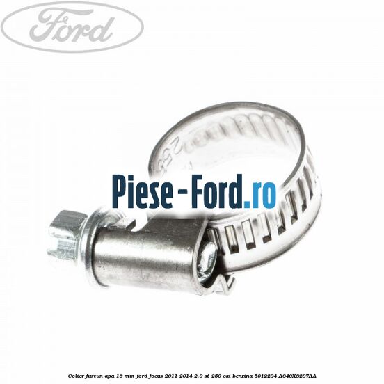 Colier furtun apa 16 mm Ford Focus 2011-2014 2.0 ST 250 cai benzina