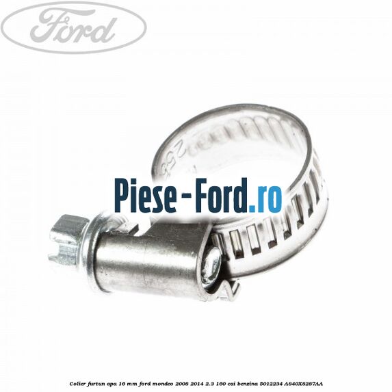 Colier furtun apa 100 mm Ford Mondeo 2008-2014 2.3 160 cai benzina