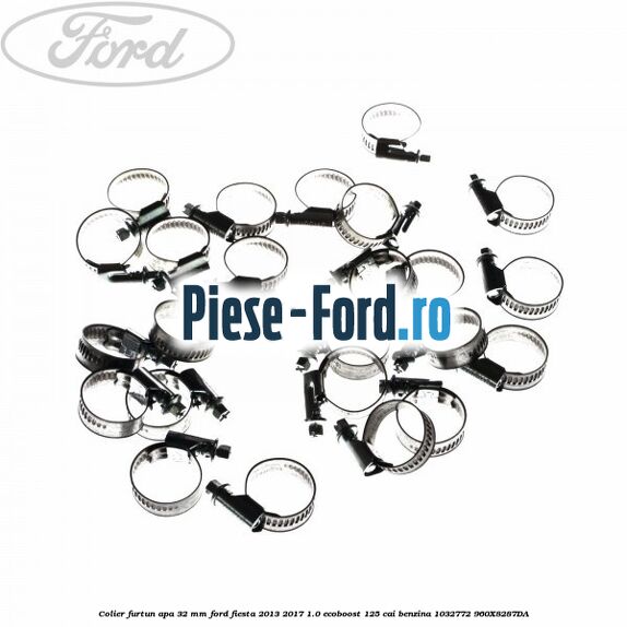 Colier furtun apa 32 mm Ford Fiesta 2013-2017 1.0 EcoBoost 125 cai benzina