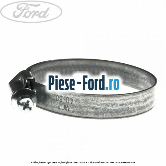 Colier furtun apa 50 mm Ford Focus 2011-2014 1.6 Ti 85 cai benzina