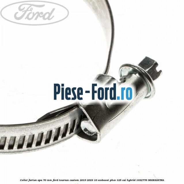 Colier furtun apa 70 mm Ford Tourneo Custom 2019-2023 1.0 EcoBoost PHEV 125 cai #CE3254B206