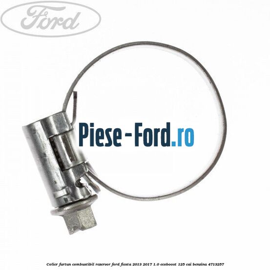Colier 38 mm prindere furtun combustibil rezervor Ford Fiesta 2013-2017 1.0 EcoBoost 125 cai benzina