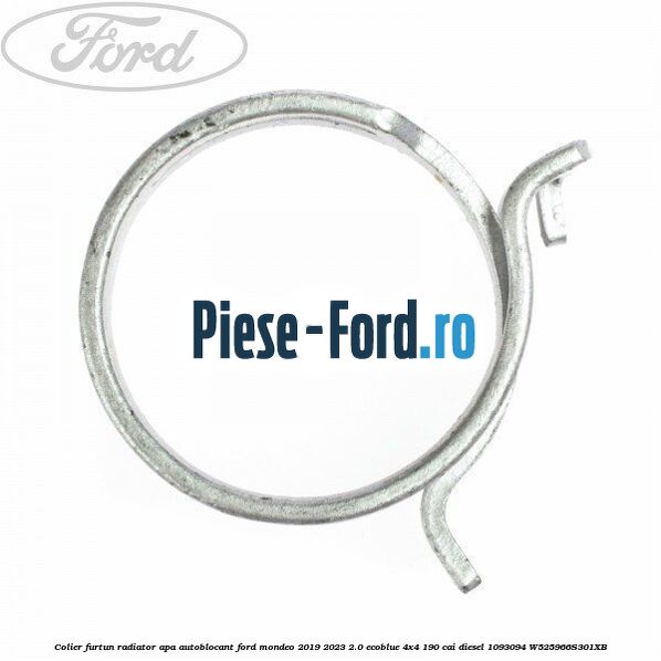 Colier furtun radiator apa autoblocant Ford Mondeo 2019-2023 2.0 EcoBlue 4x4 190 cai diesel #8F7BBE6C9B