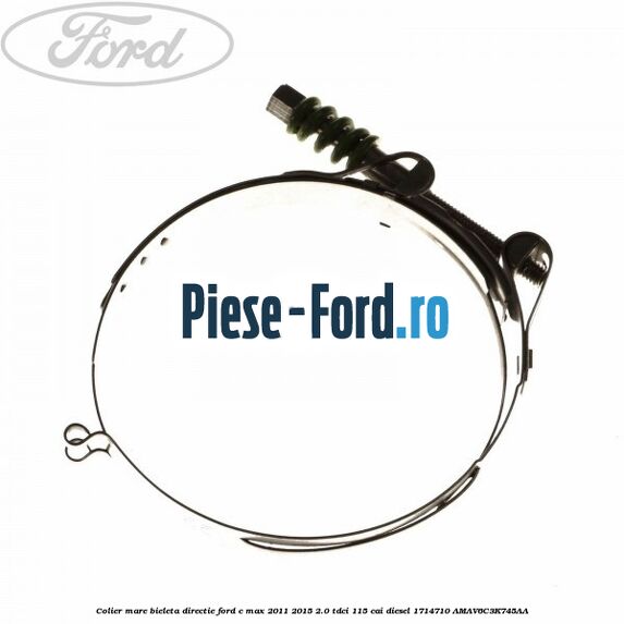 Burduf bieleta directie Ford C-Max 2011-2015 2.0 TDCi 115 cai diesel