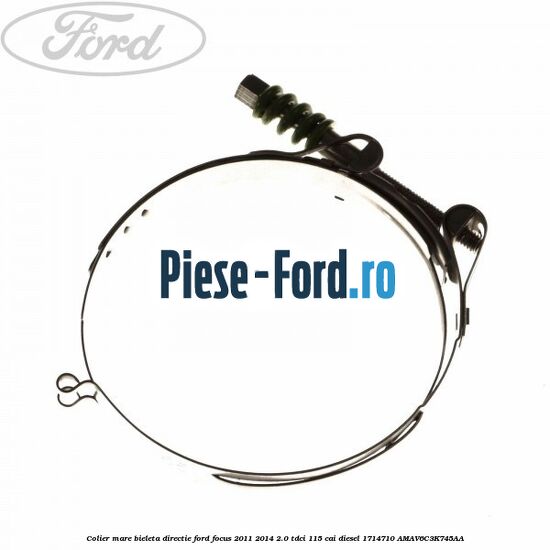 Burduf bieleta directie Ford Focus 2011-2014 2.0 TDCi 115 cai diesel